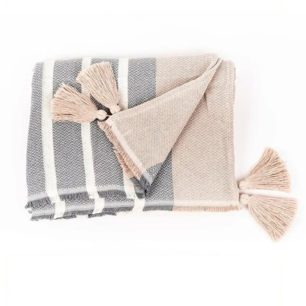 NEW Imani Collective Woven Throw Blanket 100% Cotton